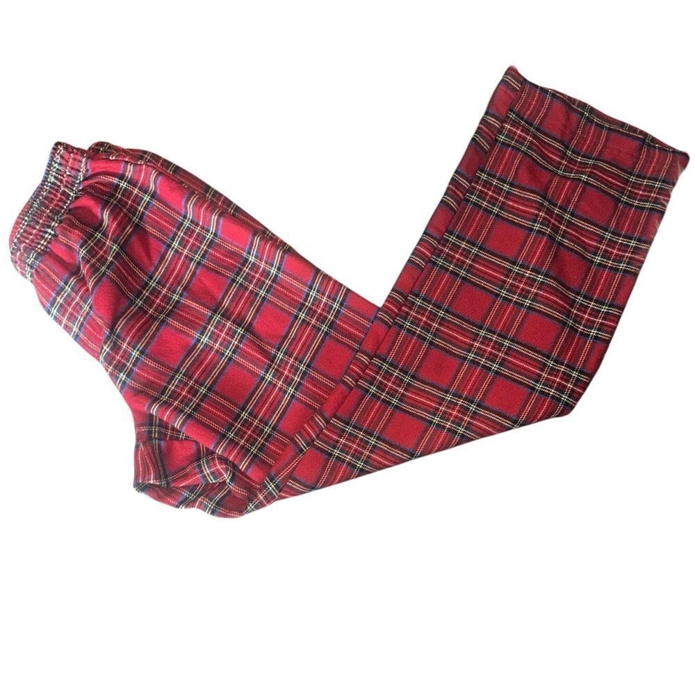 Land’s End Red Plaid Pajama Pants. Kids M (10-12)